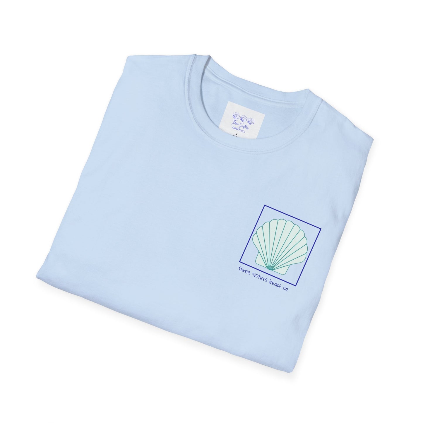 Beach Vibes T-Shirt – 'Beach Notes' Shell & Summer Icons Graphic Tee