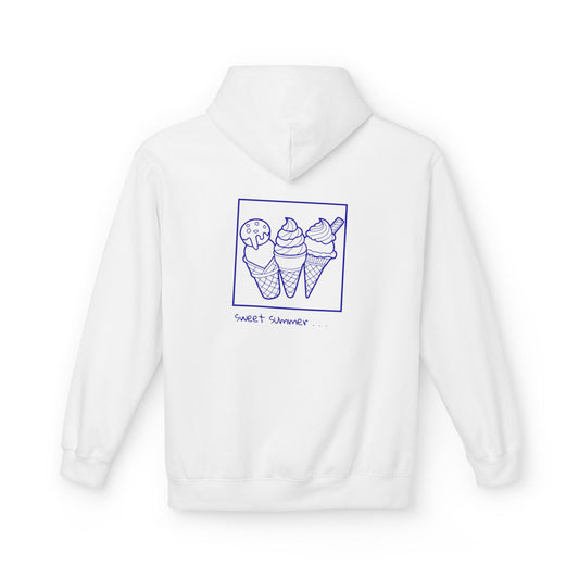 Hoodie — Sweet Summer Ice Cream Cone Graphic Pullover