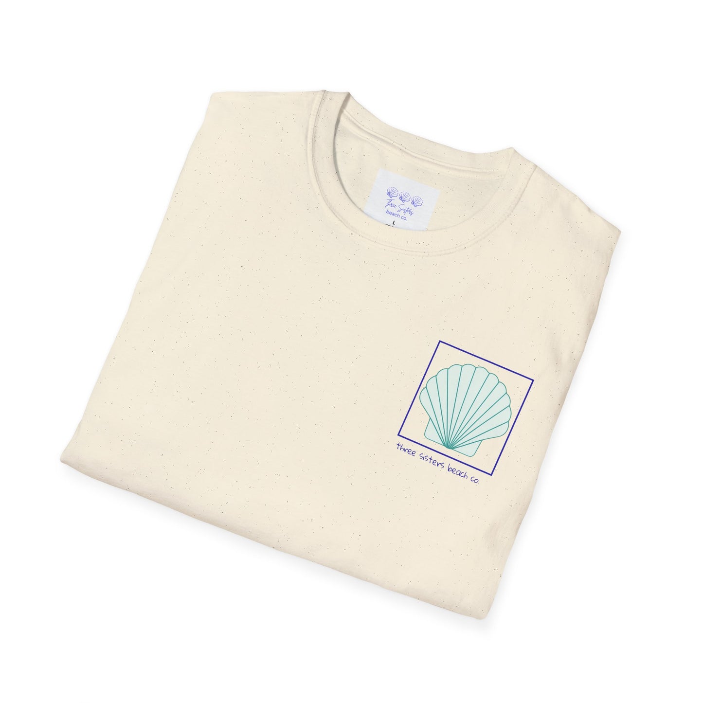 Beach Vibes T-Shirt – 'Beach Notes' Shell & Summer Icons Graphic Tee