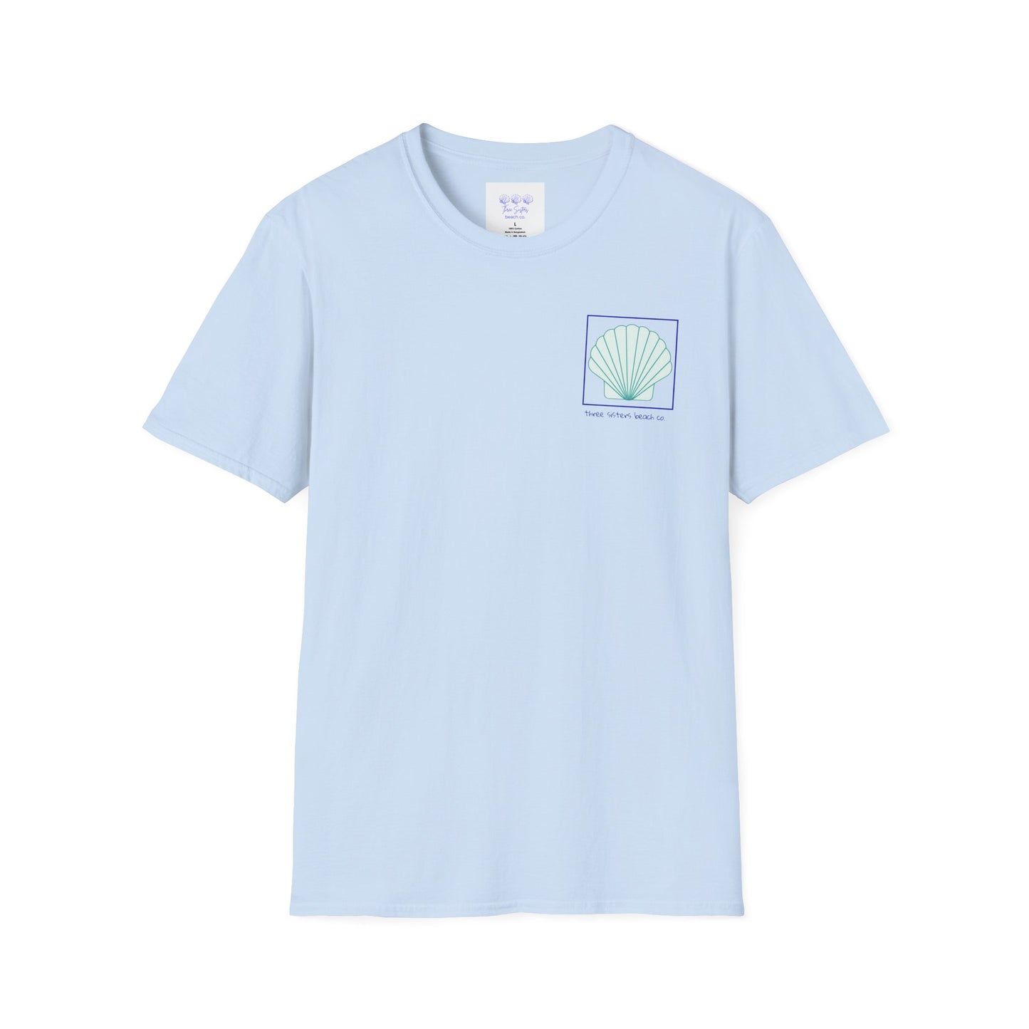 Beach Vibes T-Shirt – 'Beach Notes' Shell & Summer Icons Graphic Tee