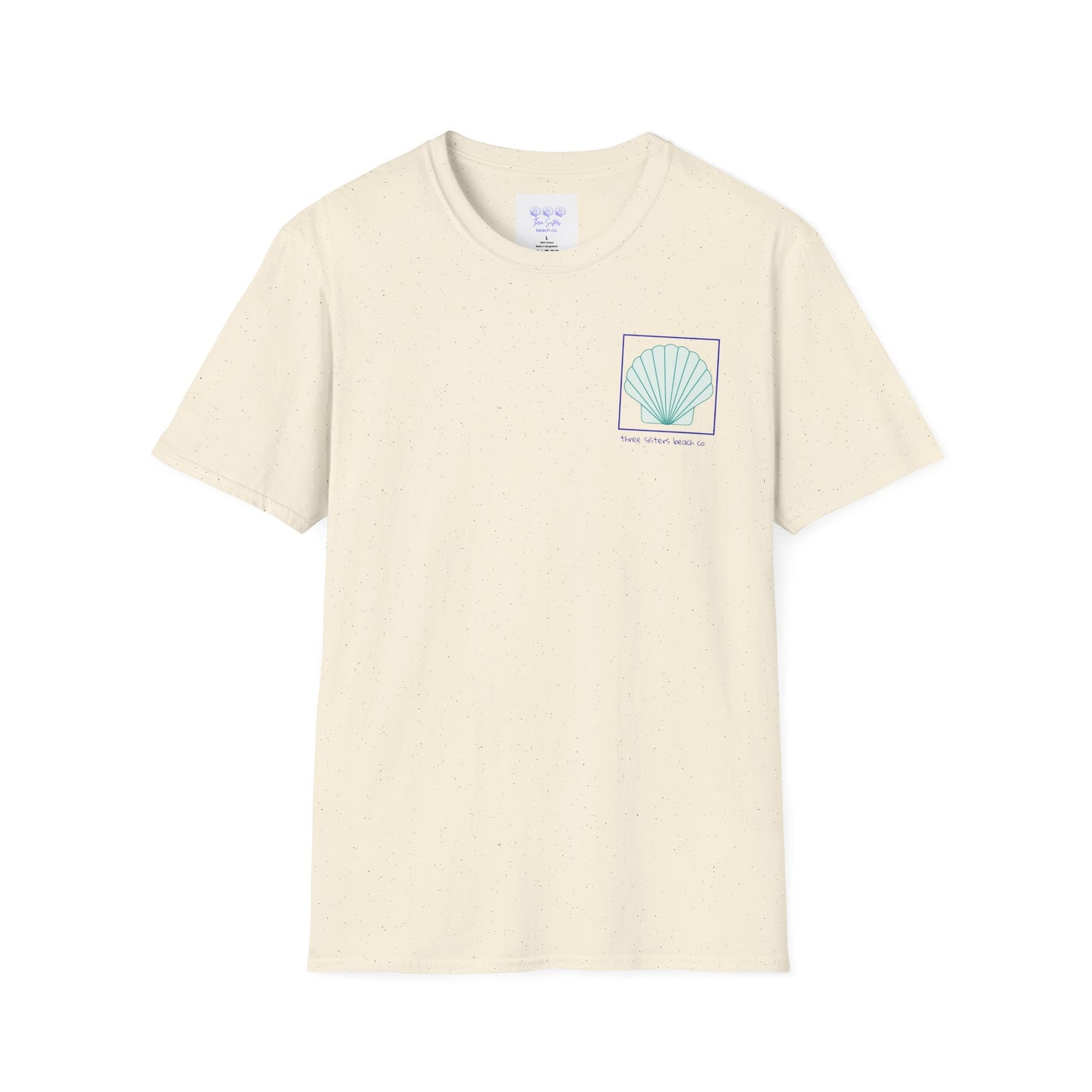 Beach Vibes T-Shirt – 'Beach Notes' Shell & Summer Icons Graphic Tee