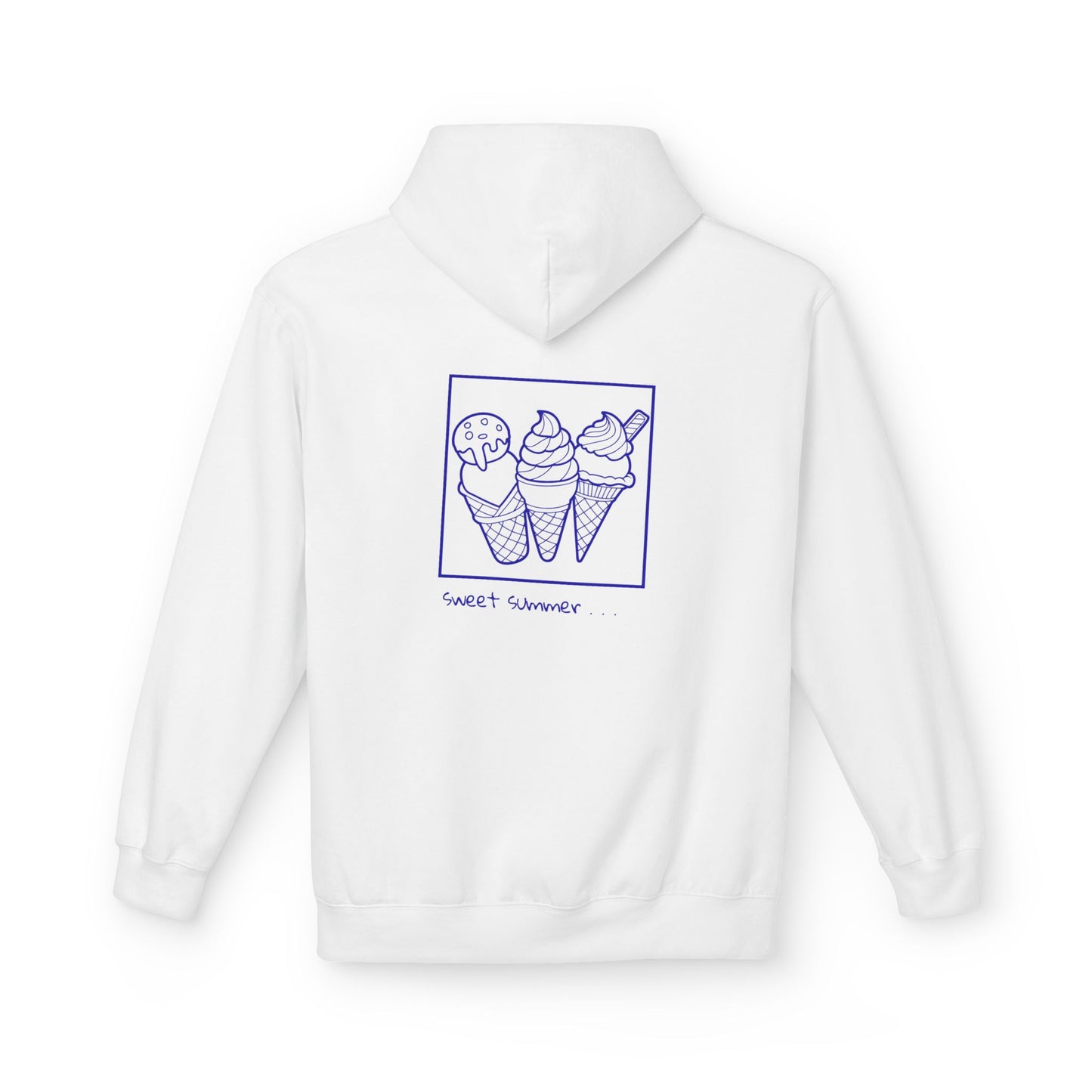 Hoodie — Sweet Summer Ice Cream Cone Graphic Pullover