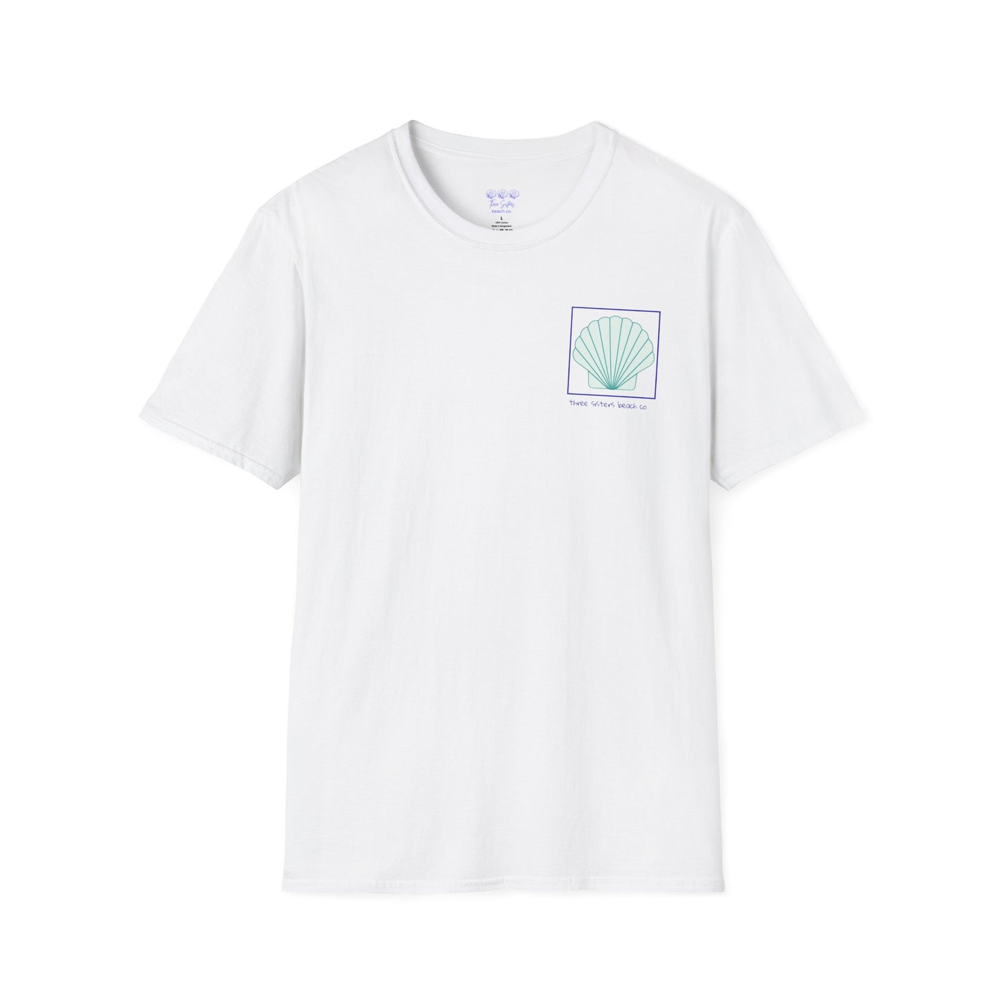 Beach Vibes T-Shirt – 'Beach Notes' Shell & Summer Icons Graphic Tee